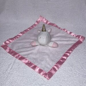 Cloud island gold horn unicorn lovey security blanket Blankie